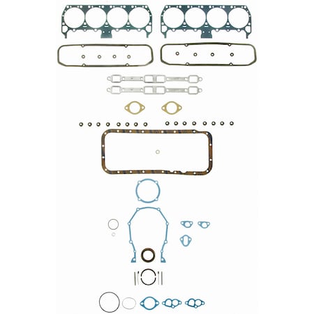 Fel-Pro Chry-Pas&Ind/Dod-Pas&Tk/Ply-Pas&Tk 361/3 Full Gasket Set, Fs7891Pt FS7891PT